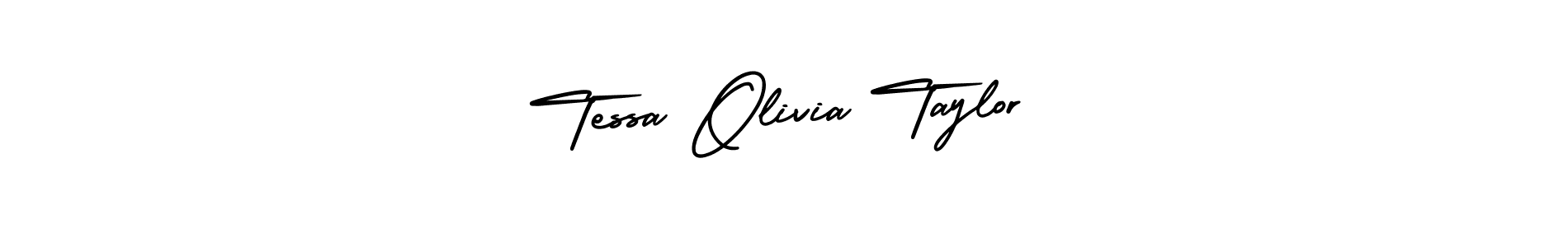 Create a beautiful signature design for name Tessa Olivia Taylor. With this signature (AmerikaSignatureDemo-Regular) fonts, you can make a handwritten signature for free. Tessa Olivia Taylor signature style 3 images and pictures png