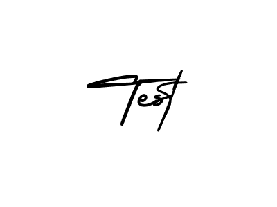 Use a signature maker to create a handwritten signature online. With this signature software, you can design (AmerikaSignatureDemo-Regular) your own signature for name Test. Test signature style 3 images and pictures png