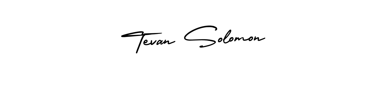 Also we have Tevan Solomon name is the best signature style. Create professional handwritten signature collection using AmerikaSignatureDemo-Regular autograph style. Tevan Solomon signature style 3 images and pictures png