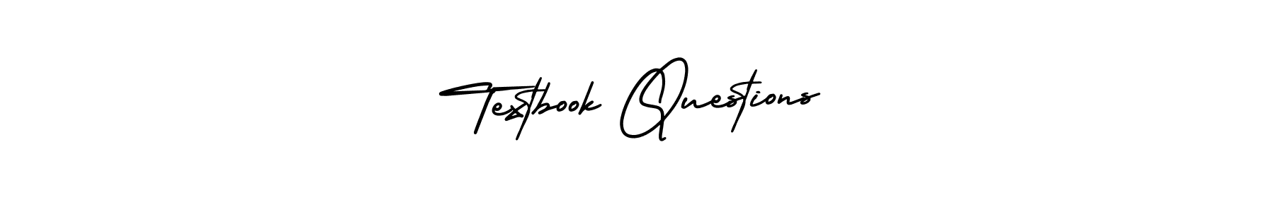 Textbook Questions stylish signature style. Best Handwritten Sign (AmerikaSignatureDemo-Regular) for my name. Handwritten Signature Collection Ideas for my name Textbook Questions. Textbook Questions signature style 3 images and pictures png