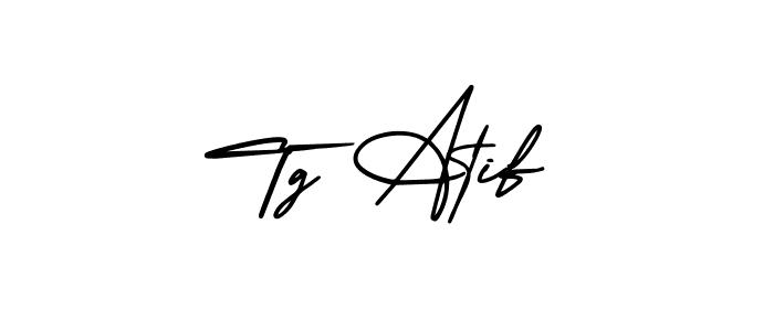 if you are searching for the best signature style for your name Tg Atif. so please give up your signature search. here we have designed multiple signature styles  using AmerikaSignatureDemo-Regular. Tg Atif signature style 3 images and pictures png