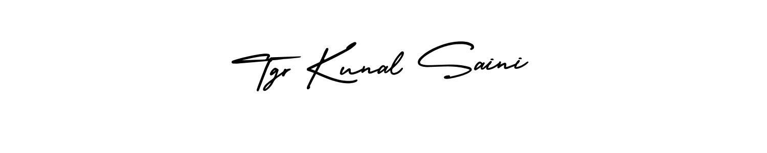 Also You can easily find your signature by using the search form. We will create Tgr Kunal Saini name handwritten signature images for you free of cost using AmerikaSignatureDemo-Regular sign style. Tgr Kunal Saini signature style 3 images and pictures png
