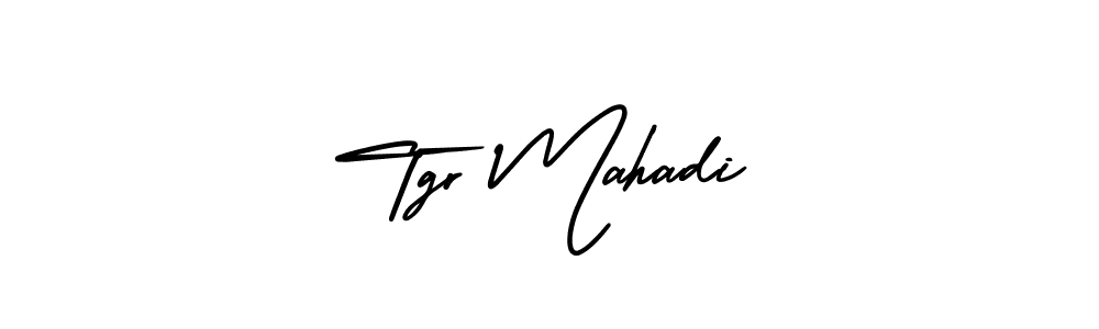 Create a beautiful signature design for name Tgr Mahadi. With this signature (AmerikaSignatureDemo-Regular) fonts, you can make a handwritten signature for free. Tgr Mahadi signature style 3 images and pictures png
