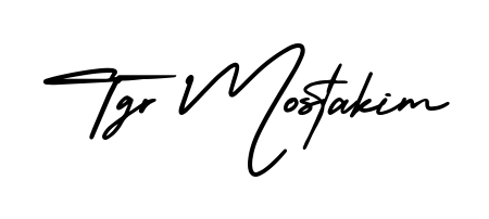 Create a personalized artistic stamp with Tgr Mostakim in AmerikaSignatureDemo-Regular font. Perfect for visual artists, designers, and influencers. Tgr Mostakim signature style 3 images and pictures png