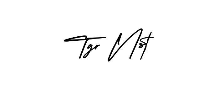 AmerikaSignatureDemo-Regular is a professional signature style that is perfect for those who want to add a touch of class to their signature. It is also a great choice for those who want to make their signature more unique. Get Tgr Nst name to fancy signature for free. Tgr Nst signature style 3 images and pictures png