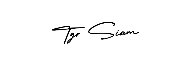 Check out images of Autograph of Tgr Siam name. Actor Tgr Siam Signature Style. AmerikaSignatureDemo-Regular is a professional sign style online. Tgr Siam signature style 3 images and pictures png