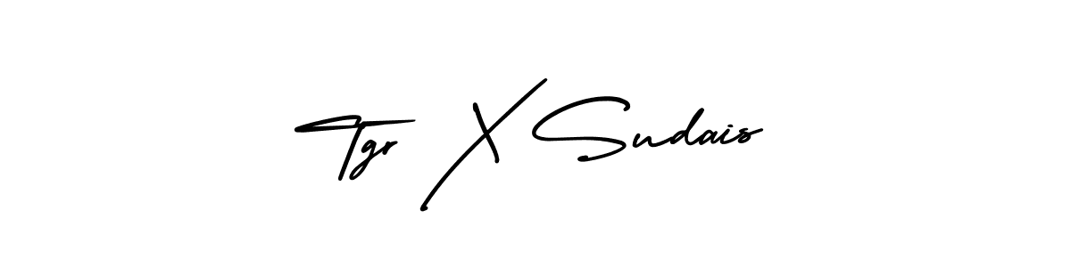 AmerikaSignatureDemo-Regular is a professional signature style that is perfect for those who want to add a touch of class to their signature. It is also a great choice for those who want to make their signature more unique. Get Tgr X Sudais name to fancy signature for free. Tgr X Sudais signature style 3 images and pictures png