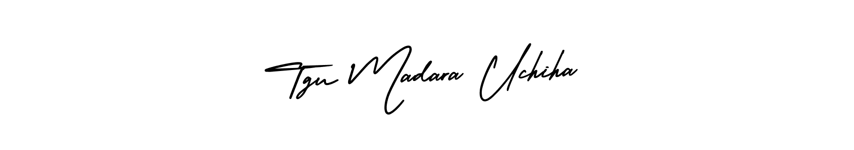 Create a beautiful signature design for name Tgu Madara Uchiha. With this signature (AmerikaSignatureDemo-Regular) fonts, you can make a handwritten signature for free. Tgu Madara Uchiha signature style 3 images and pictures png