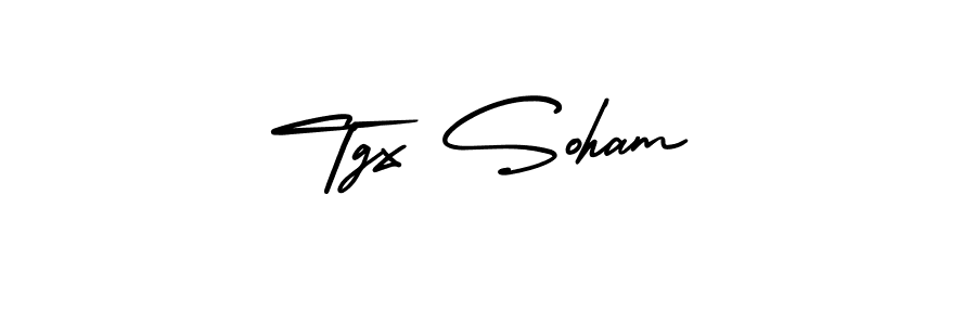 AmerikaSignatureDemo-Regular is a professional signature style that is perfect for those who want to add a touch of class to their signature. It is also a great choice for those who want to make their signature more unique. Get Tgx Soham name to fancy signature for free. Tgx Soham signature style 3 images and pictures png