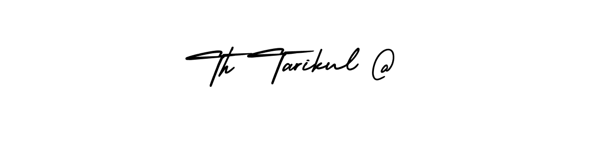 if you are searching for the best signature style for your name Th Tarikul @. so please give up your signature search. here we have designed multiple signature styles  using AmerikaSignatureDemo-Regular. Th Tarikul @ signature style 3 images and pictures png