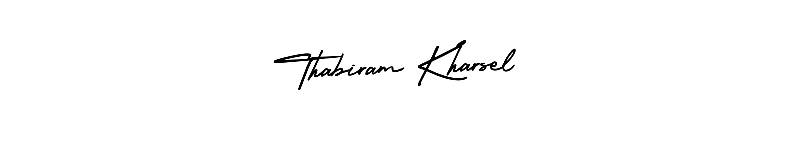 Also You can easily find your signature by using the search form. We will create Thabiram Kharsel name handwritten signature images for you free of cost using AmerikaSignatureDemo-Regular sign style. Thabiram Kharsel signature style 3 images and pictures png