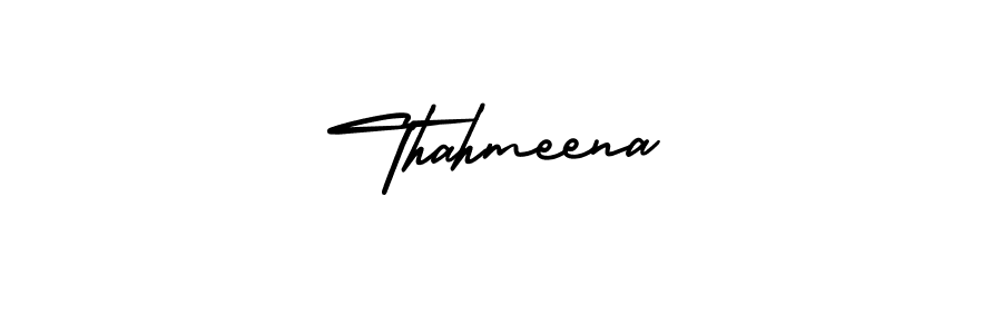 Best and Professional Signature Style for Thahmeena. AmerikaSignatureDemo-Regular Best Signature Style Collection. Thahmeena signature style 3 images and pictures png