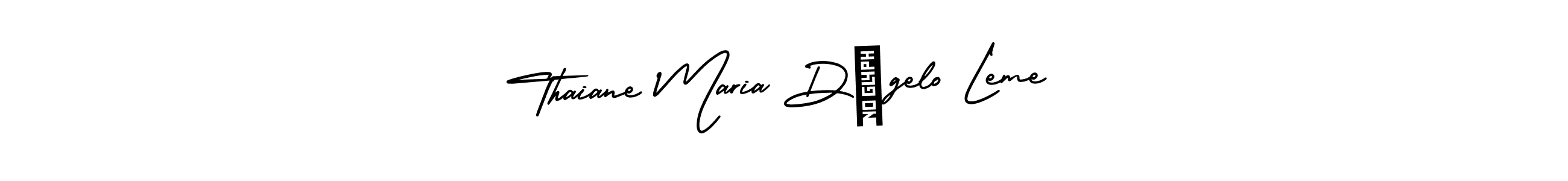 Use a signature maker to create a handwritten signature online. With this signature software, you can design (AmerikaSignatureDemo-Regular) your own signature for name Thaiane Maria Dêgelo Leme. Thaiane Maria Dêgelo Leme signature style 3 images and pictures png