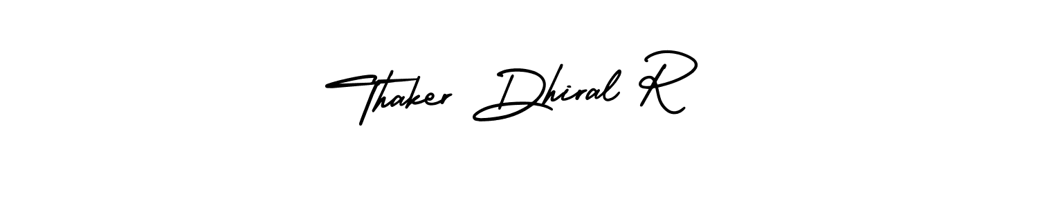 Best and Professional Signature Style for Thaker Dhiral R. AmerikaSignatureDemo-Regular Best Signature Style Collection. Thaker Dhiral R signature style 3 images and pictures png