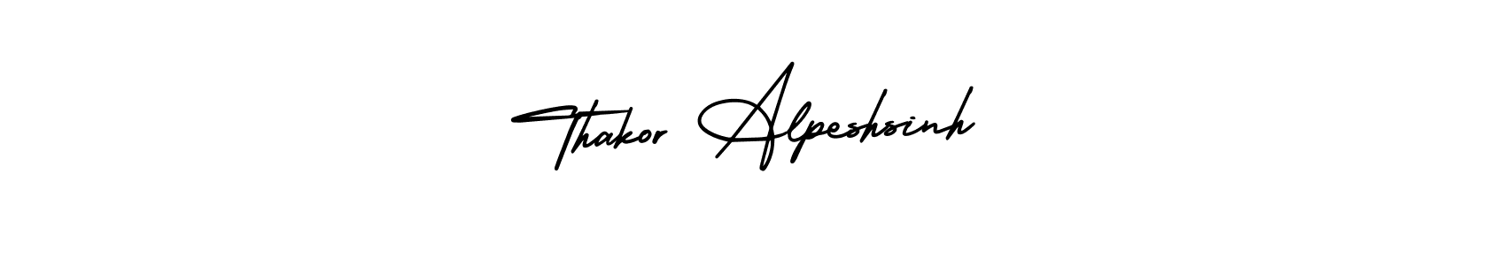 Design your own signature with our free online signature maker. With this signature software, you can create a handwritten (AmerikaSignatureDemo-Regular) signature for name Thakor Alpeshsinh. Thakor Alpeshsinh signature style 3 images and pictures png