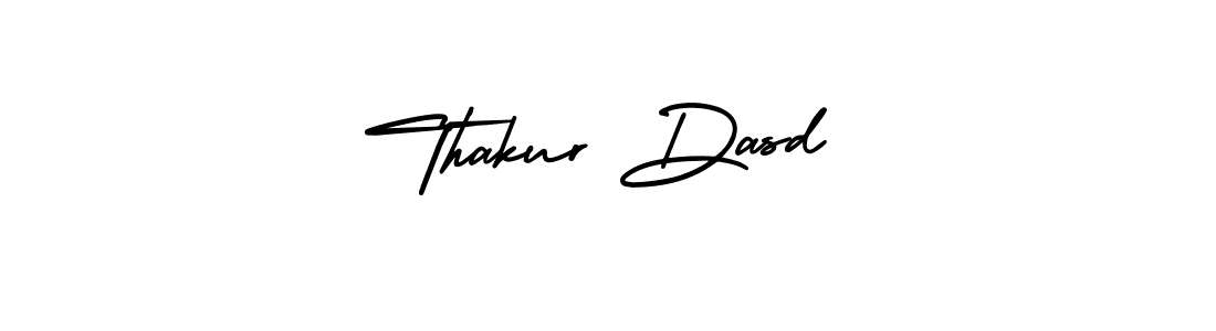 Design your own signature with our free online signature maker. With this signature software, you can create a handwritten (AmerikaSignatureDemo-Regular) signature for name Thakur Dasd. Thakur Dasd signature style 3 images and pictures png