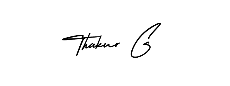 Also we have Thakur G name is the best signature style. Create professional handwritten signature collection using AmerikaSignatureDemo-Regular autograph style. Thakur G signature style 3 images and pictures png