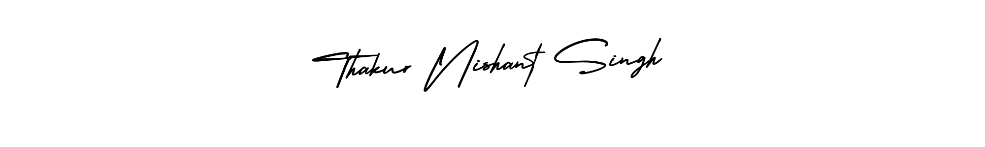 Similarly AmerikaSignatureDemo-Regular is the best handwritten signature design. Signature creator online .You can use it as an online autograph creator for name Thakur Nishant Singh. Thakur Nishant Singh signature style 3 images and pictures png