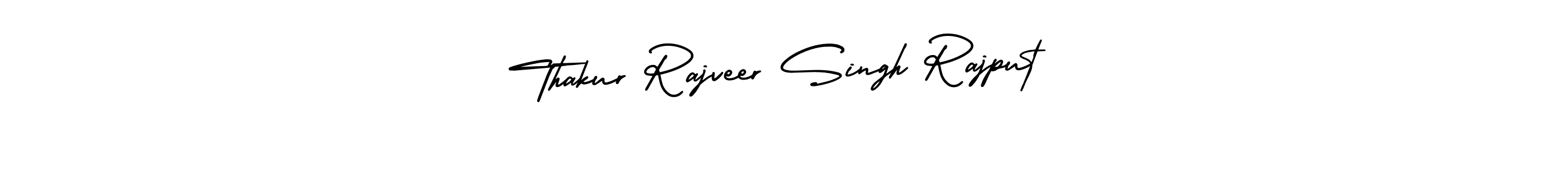 Design your own signature with our free online signature maker. With this signature software, you can create a handwritten (AmerikaSignatureDemo-Regular) signature for name Thakur Rajveer Singh Rajput. Thakur Rajveer Singh Rajput signature style 3 images and pictures png