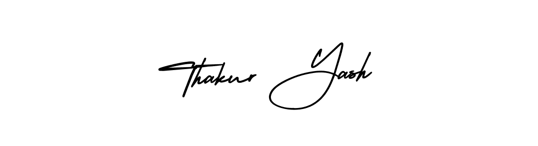 How to make Thakur Yash signature? AmerikaSignatureDemo-Regular is a professional autograph style. Create handwritten signature for Thakur Yash name. Thakur Yash signature style 3 images and pictures png