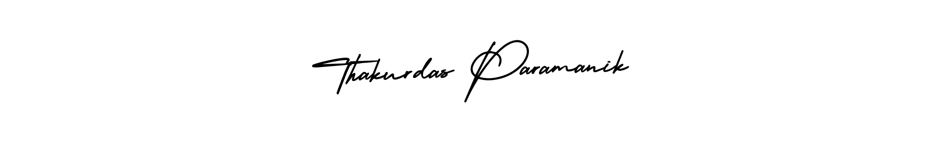 Make a beautiful signature design for name Thakurdas Paramanik. With this signature (AmerikaSignatureDemo-Regular) style, you can create a handwritten signature for free. Thakurdas Paramanik signature style 3 images and pictures png