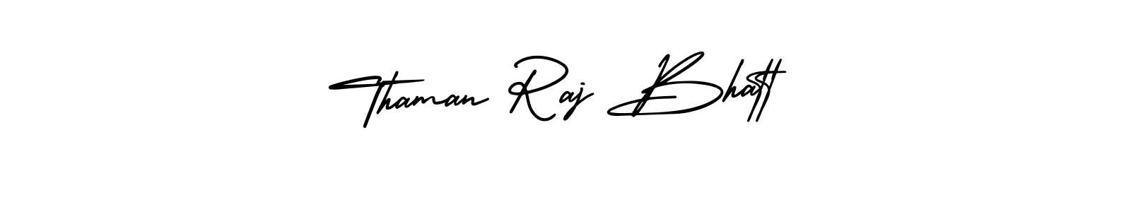 Make a beautiful signature design for name Thaman Raj Bhatt. Use this online signature maker to create a handwritten signature for free. Thaman Raj Bhatt signature style 3 images and pictures png