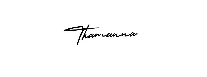 Best and Professional Signature Style for Thamanna. AmerikaSignatureDemo-Regular Best Signature Style Collection. Thamanna signature style 3 images and pictures png