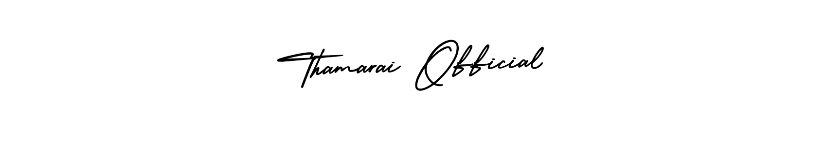 Also we have Thamarai Official name is the best signature style. Create professional handwritten signature collection using AmerikaSignatureDemo-Regular autograph style. Thamarai Official signature style 3 images and pictures png