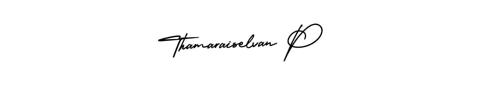 Here are the top 10 professional signature styles for the name Thamaraiselvan P. These are the best autograph styles you can use for your name. Thamaraiselvan P signature style 3 images and pictures png