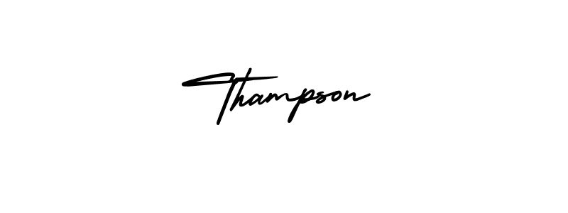 You should practise on your own different ways (AmerikaSignatureDemo-Regular) to write your name (Thampson) in signature. don't let someone else do it for you. Thampson signature style 3 images and pictures png