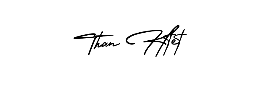 Make a beautiful signature design for name Than Htet. With this signature (AmerikaSignatureDemo-Regular) style, you can create a handwritten signature for free. Than Htet signature style 3 images and pictures png