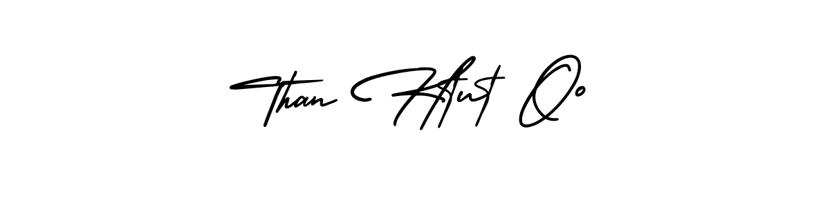 This is the best signature style for the Than Htut Oo name. Also you like these signature font (AmerikaSignatureDemo-Regular). Mix name signature. Than Htut Oo signature style 3 images and pictures png