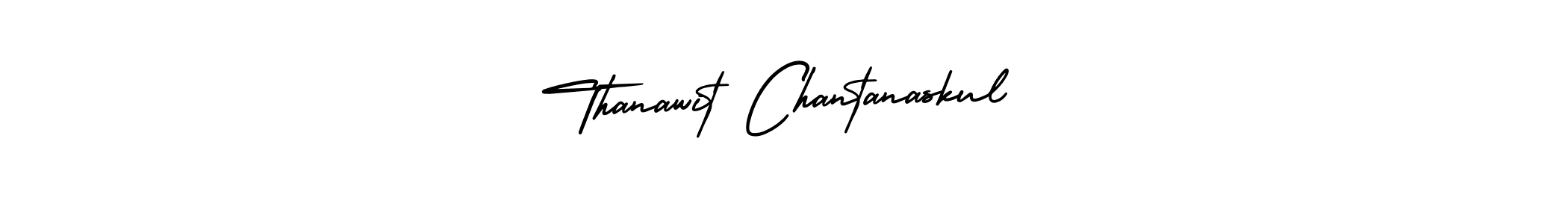 Use a signature maker to create a handwritten signature online. With this signature software, you can design (AmerikaSignatureDemo-Regular) your own signature for name Thanawit Chantanaskul. Thanawit Chantanaskul signature style 3 images and pictures png