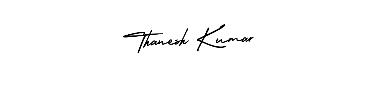 Thanesh Kumar stylish signature style. Best Handwritten Sign (AmerikaSignatureDemo-Regular) for my name. Handwritten Signature Collection Ideas for my name Thanesh Kumar. Thanesh Kumar signature style 3 images and pictures png