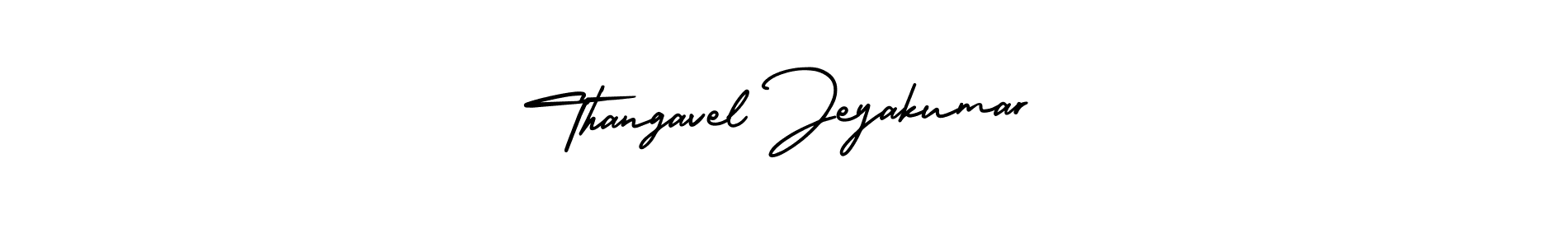Make a beautiful signature design for name Thangavel Jeyakumar. With this signature (AmerikaSignatureDemo-Regular) style, you can create a handwritten signature for free. Thangavel Jeyakumar signature style 3 images and pictures png
