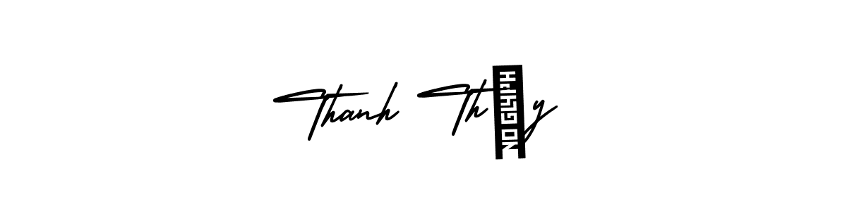 Also You can easily find your signature by using the search form. We will create Thanh Thủy name handwritten signature images for you free of cost using AmerikaSignatureDemo-Regular sign style. Thanh Thủy signature style 3 images and pictures png