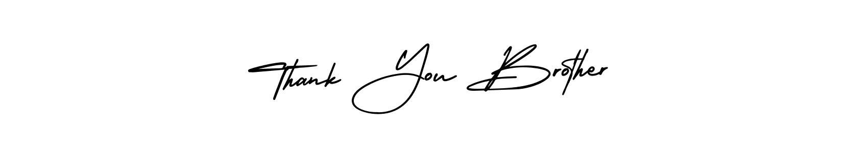 Check out images of Autograph of Thank You Brother name. Actor Thank You Brother Signature Style. AmerikaSignatureDemo-Regular is a professional sign style online. Thank You Brother signature style 3 images and pictures png