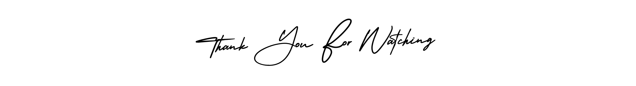 Check out images of Autograph of Thank You For Watching name. Actor Thank You For Watching Signature Style. AmerikaSignatureDemo-Regular is a professional sign style online. Thank You For Watching signature style 3 images and pictures png