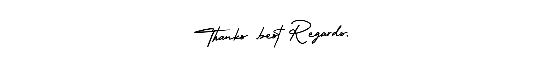 How to make Thanks ,best Regards, name signature. Use AmerikaSignatureDemo-Regular style for creating short signs online. This is the latest handwritten sign. Thanks ,best Regards, signature style 3 images and pictures png