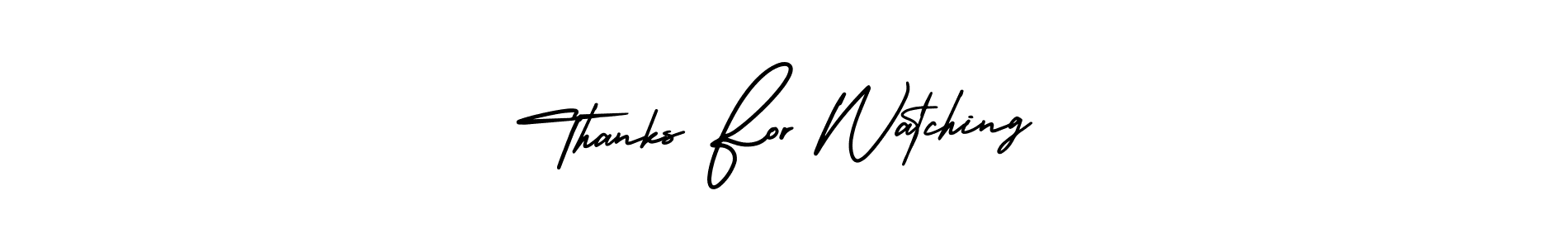 Make a beautiful signature design for name Thanks For Watching. Use this online signature maker to create a handwritten signature for free. Thanks For Watching signature style 3 images and pictures png