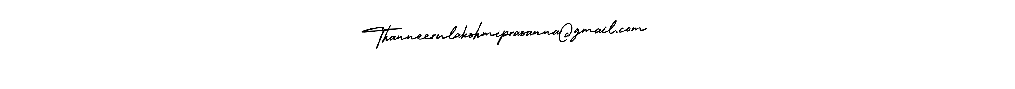 How to make Thanneerulakshmiprasanna@gmail.com name signature. Use AmerikaSignatureDemo-Regular style for creating short signs online. This is the latest handwritten sign. Thanneerulakshmiprasanna@gmail.com signature style 3 images and pictures png