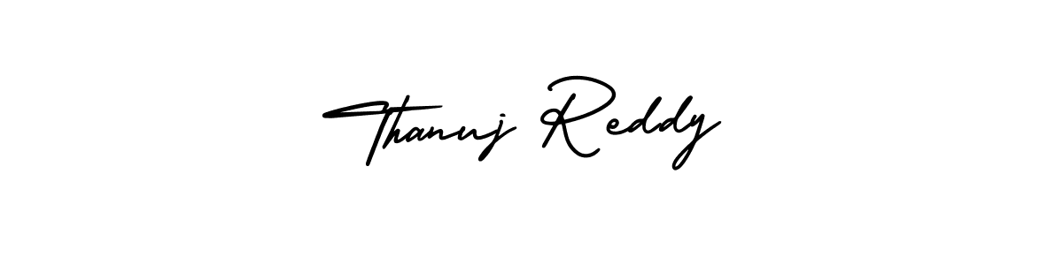 It looks lik you need a new signature style for name Thanuj Reddy. Design unique handwritten (AmerikaSignatureDemo-Regular) signature with our free signature maker in just a few clicks. Thanuj Reddy signature style 3 images and pictures png