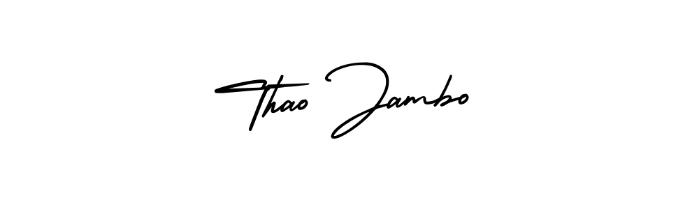 Once you've used our free online signature maker to create your best signature AmerikaSignatureDemo-Regular style, it's time to enjoy all of the benefits that Thao Jambo name signing documents. Thao Jambo signature style 3 images and pictures png