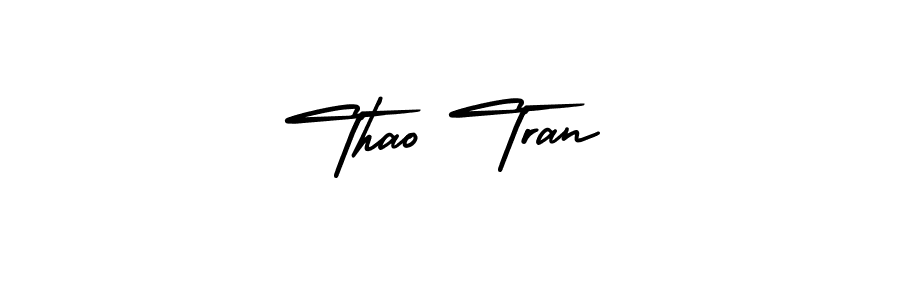 This is the best signature style for the Thao Tran name. Also you like these signature font (AmerikaSignatureDemo-Regular). Mix name signature. Thao Tran signature style 3 images and pictures png