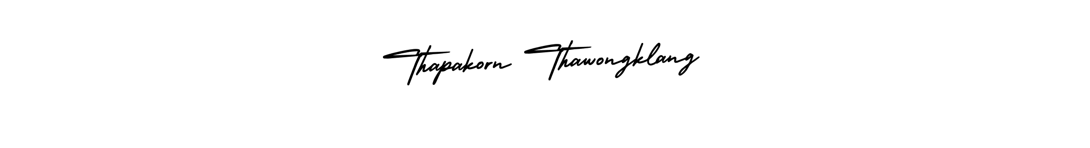 Make a short Thapakorn Thawongklang signature style. Manage your documents anywhere anytime using AmerikaSignatureDemo-Regular. Create and add eSignatures, submit forms, share and send files easily. Thapakorn Thawongklang signature style 3 images and pictures png