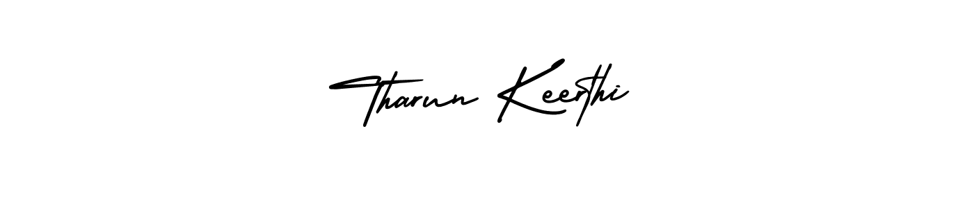 Make a short Tharun Keerthi signature style. Manage your documents anywhere anytime using AmerikaSignatureDemo-Regular. Create and add eSignatures, submit forms, share and send files easily. Tharun Keerthi signature style 3 images and pictures png