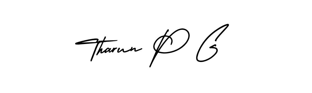Best and Professional Signature Style for Tharun P G. AmerikaSignatureDemo-Regular Best Signature Style Collection. Tharun P G signature style 3 images and pictures png