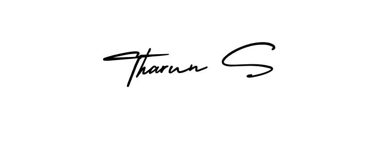 Once you've used our free online signature maker to create your best signature AmerikaSignatureDemo-Regular style, it's time to enjoy all of the benefits that Tharun S name signing documents. Tharun S signature style 3 images and pictures png