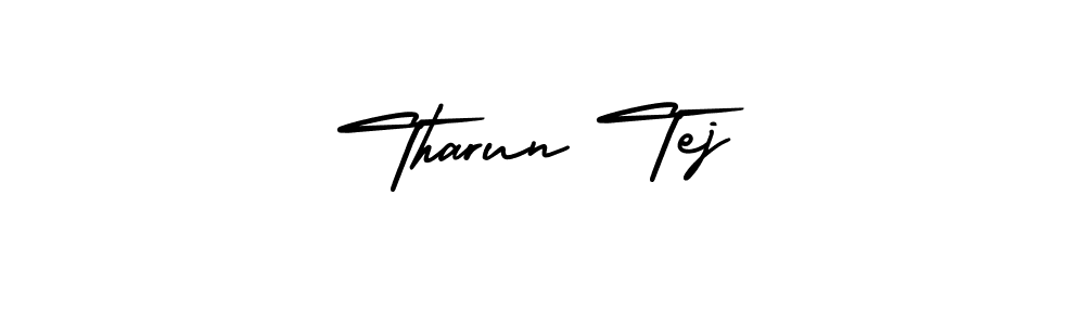 Also You can easily find your signature by using the search form. We will create Tharun Tej name handwritten signature images for you free of cost using AmerikaSignatureDemo-Regular sign style. Tharun Tej signature style 3 images and pictures png