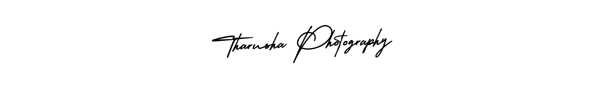 AmerikaSignatureDemo-Regular is a professional signature style that is perfect for those who want to add a touch of class to their signature. It is also a great choice for those who want to make their signature more unique. Get Tharusha Photography name to fancy signature for free. Tharusha Photography signature style 3 images and pictures png